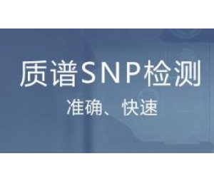 质谱SNP检测