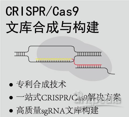 泓迅CRISPR-<em>Cas9</em><em>文</em>库构建