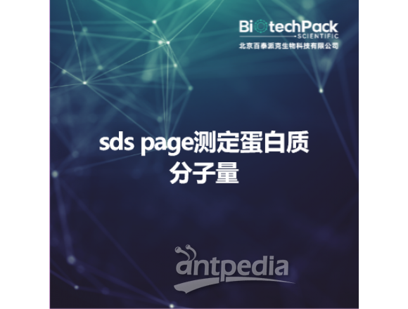 sds page测定蛋白质分子量