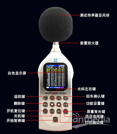 <em>杭州</em><em>爱华</em>AWA6228+型多功能声级计的技术参数 适用范围