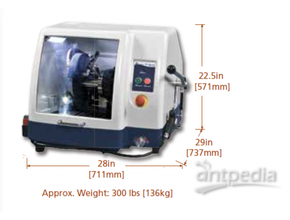 进口手动砂轮切割机 切割机AbrasiMet 250 应用于生物质材料