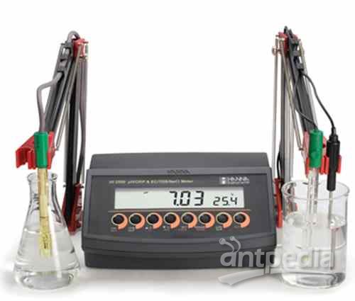  HI2550 微电脑pH-EC-TDS-盐度-°C多参数水质测定仪