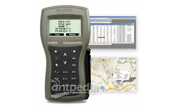  HI9829G 高精度多参数【内置GPS、15项】水质分析测定仪 