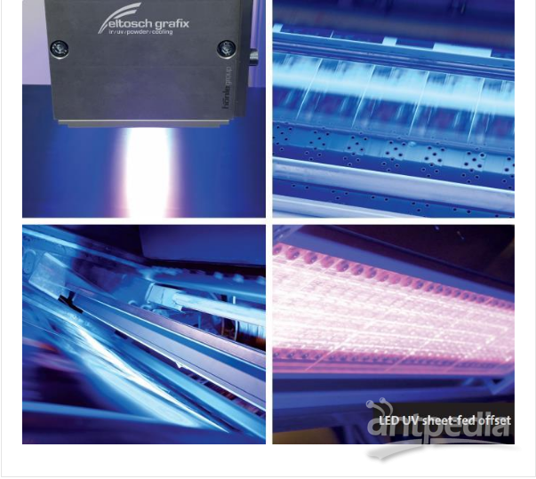  LED Powerline<em>用于</em>平张胶印<em>的</em> LED UV 高性能<em>干燥器</em> 
