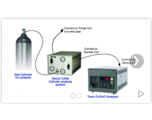 氧/CO2分析仪Systech Illinois 气瓶氧气取样分析系统 应用于药品包装材料