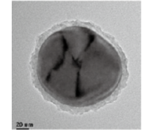 韵翔 硫化镉包金核壳结构纳米粒子