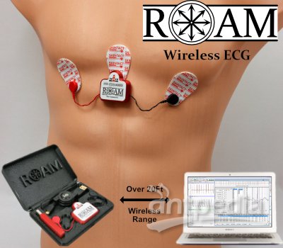 玉研仪器 人体无线<em>心</em>电、肌电、脑电测量