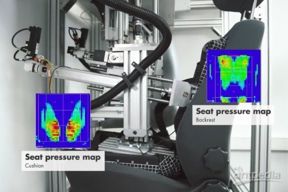 座椅压力分布测试系统