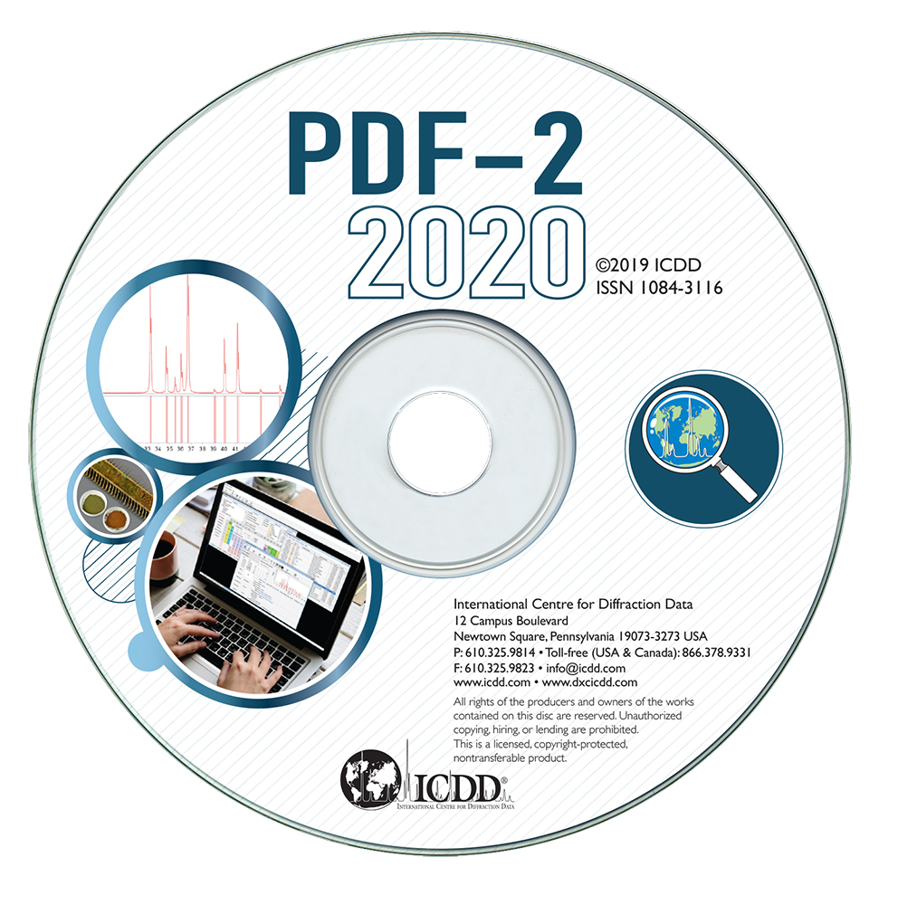 PDF-2 2020衍射数据<em>库</em>卡片