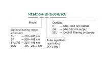 NT242半导体泵浦固体千赫兹重频纳秒可调谐激光器