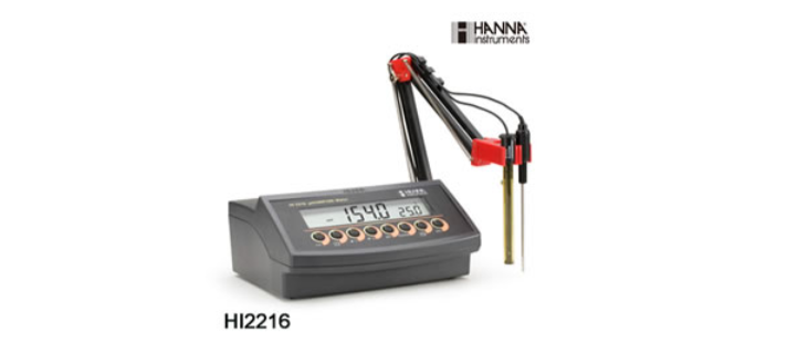 HI2216专业实验室<em>pH</em>/ <em>ORP</em>/<em>ISE</em>/℃<em>测量仪</em>