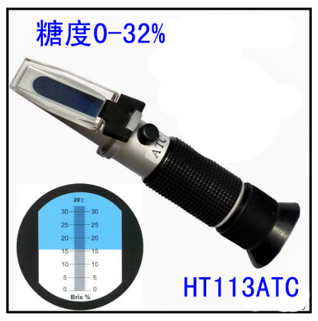 HT-113ATC测<em>糖</em>仪0-32% 手持切削液浓度检测折射仪