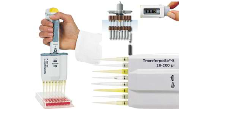 Transferpette®-8/-12移液器（多道可调