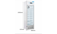海尔HYC-310S 310升立式单温展示柜药品冷藏箱医用冰箱2-8℃