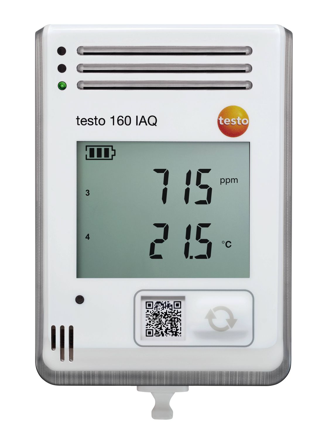 <em>德</em>图 testo 160 IAQ 无线数据记录仪 - 监测并记录温度、湿度、二氧化碳和大气压力